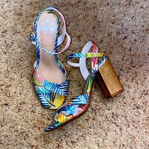 FERGALICIOUS Colorful Block Heel